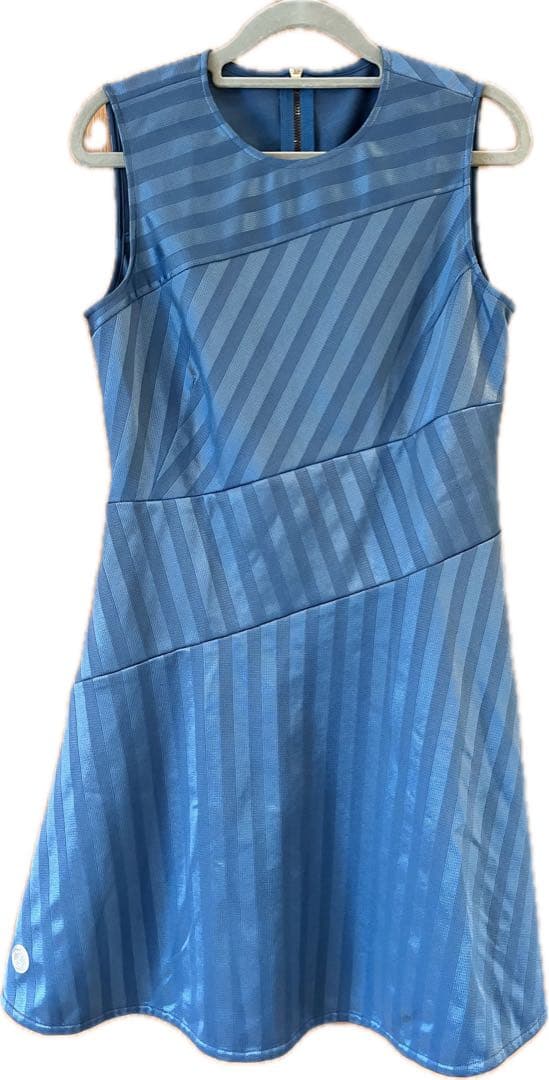 LANVIN SPORT ストライプ ノースリーブワンピース