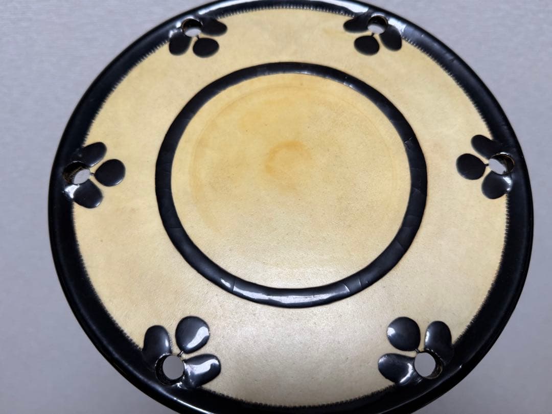 和楽器　小鼓　革　鼓　古革