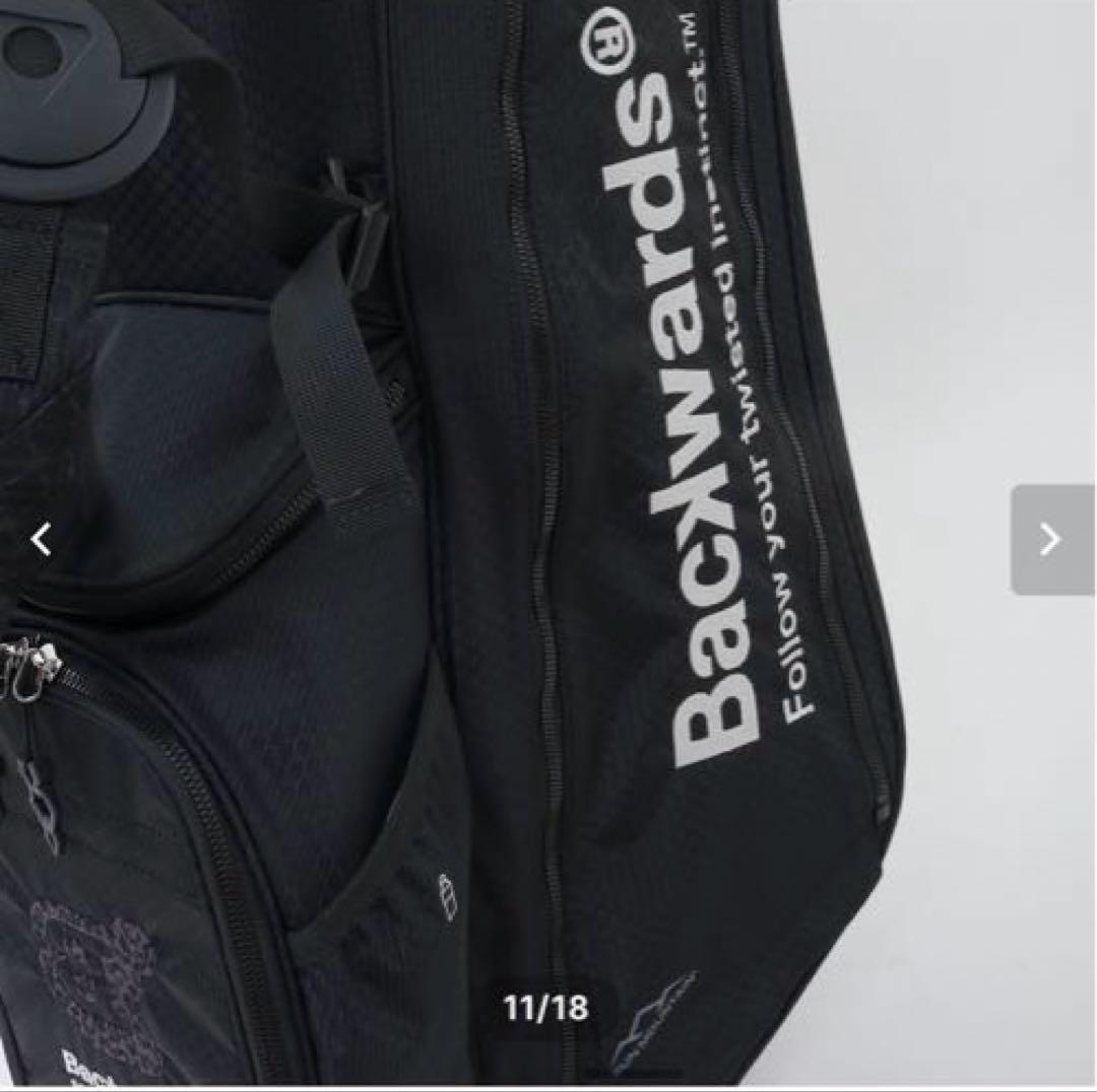 【限定予約販売完売品】Backwards キャディバッグ ブラック