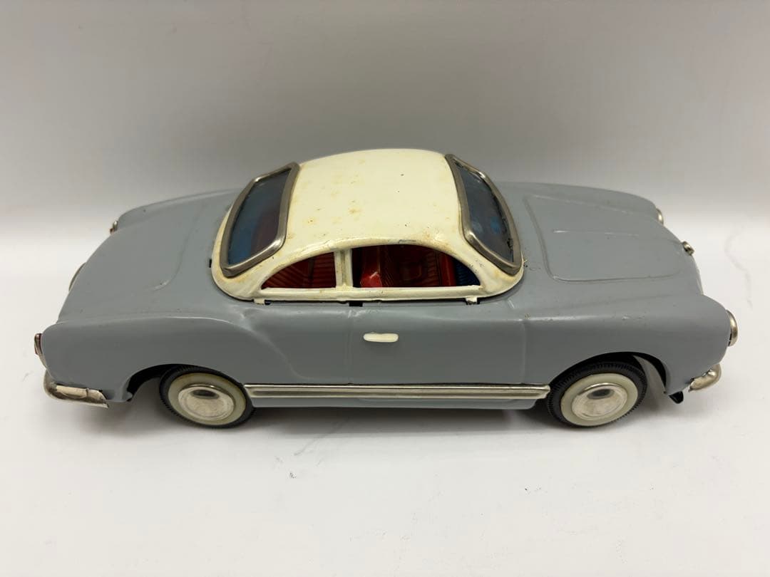 昭和レトロ 四座輪車 MF743 フリクションカー ブリキ玩具 箱付き