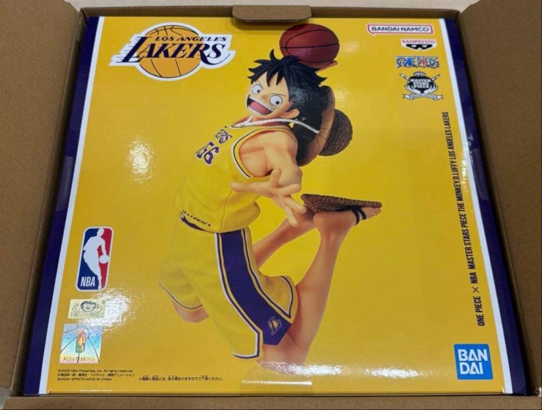 【未開封】NBA LAKERS レイカーズ　ルフィ ワンピースベースショップ