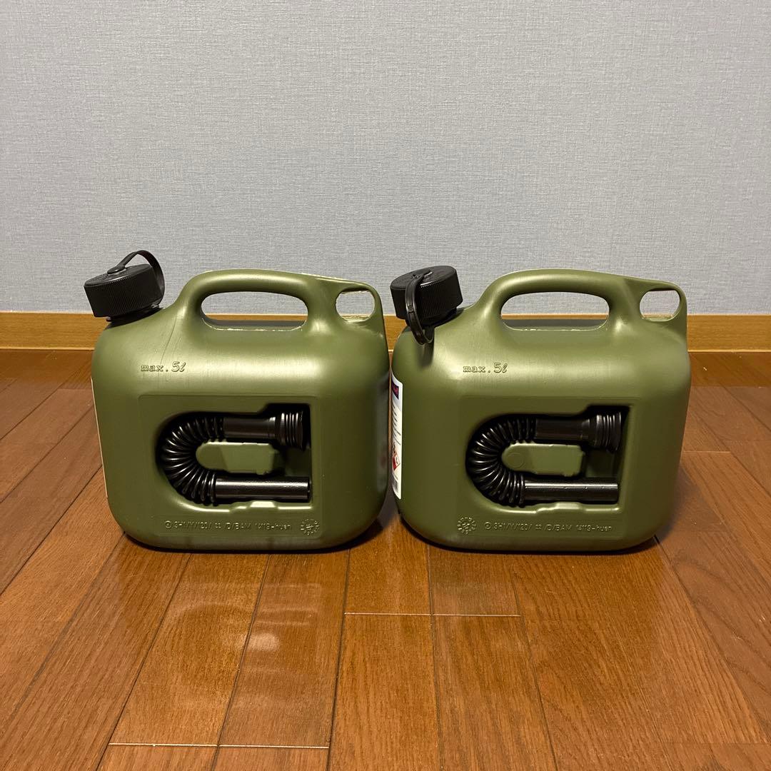 フューエルキャリーバック ヒューナースドルフ5L 純正ノズル おこもりキャンプ