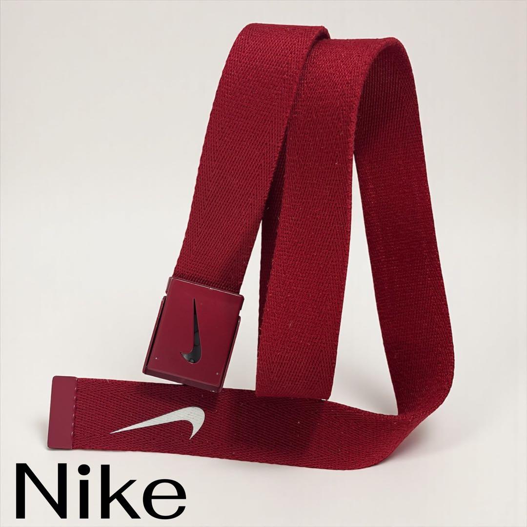Nike Golf テキスタイル　ナイキ テック レッド ベルト
