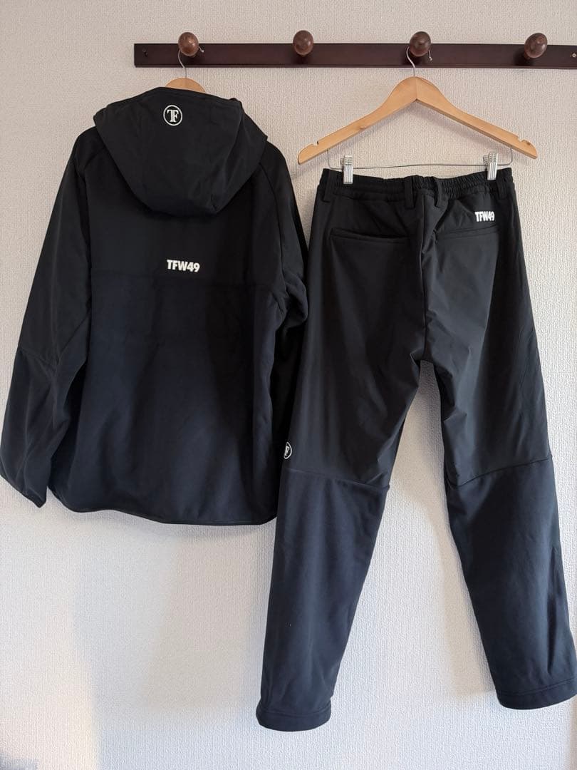 TFW49　FLEECE フーディ　パンツ　　セットアップ 上L下L