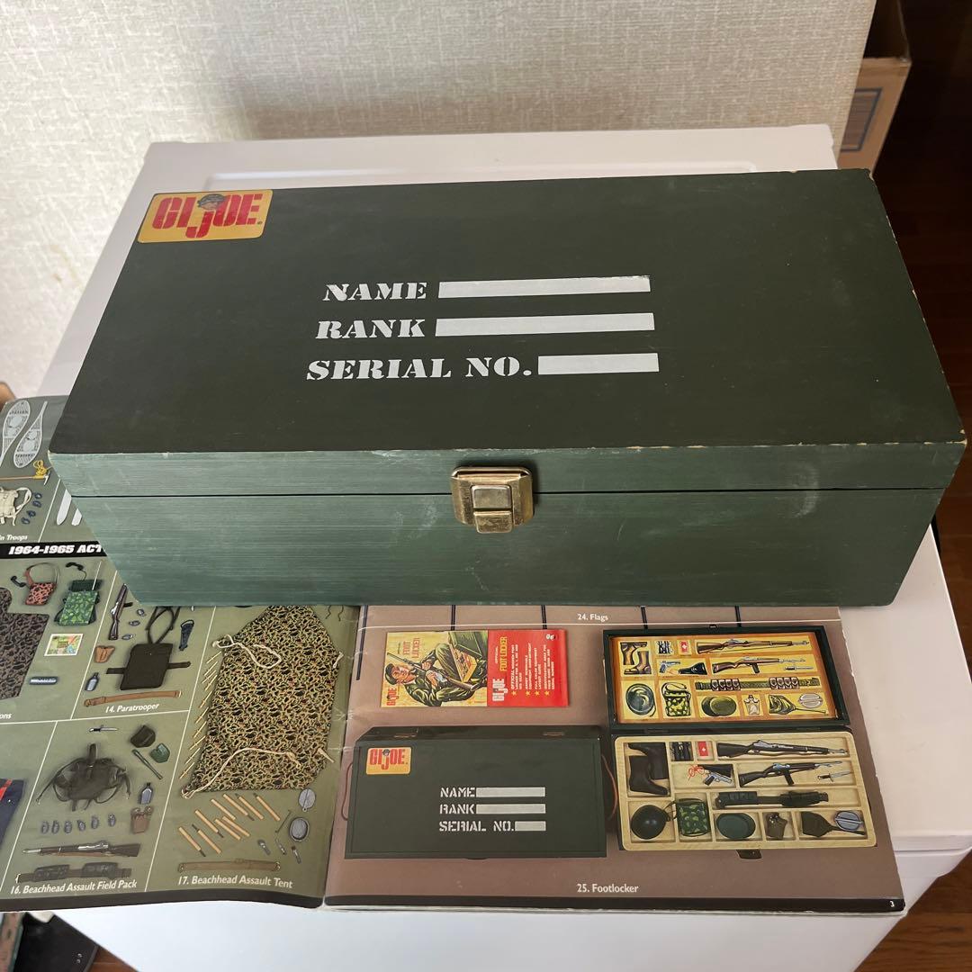 gi.joe 木製フットロッカーとGI.joe レア