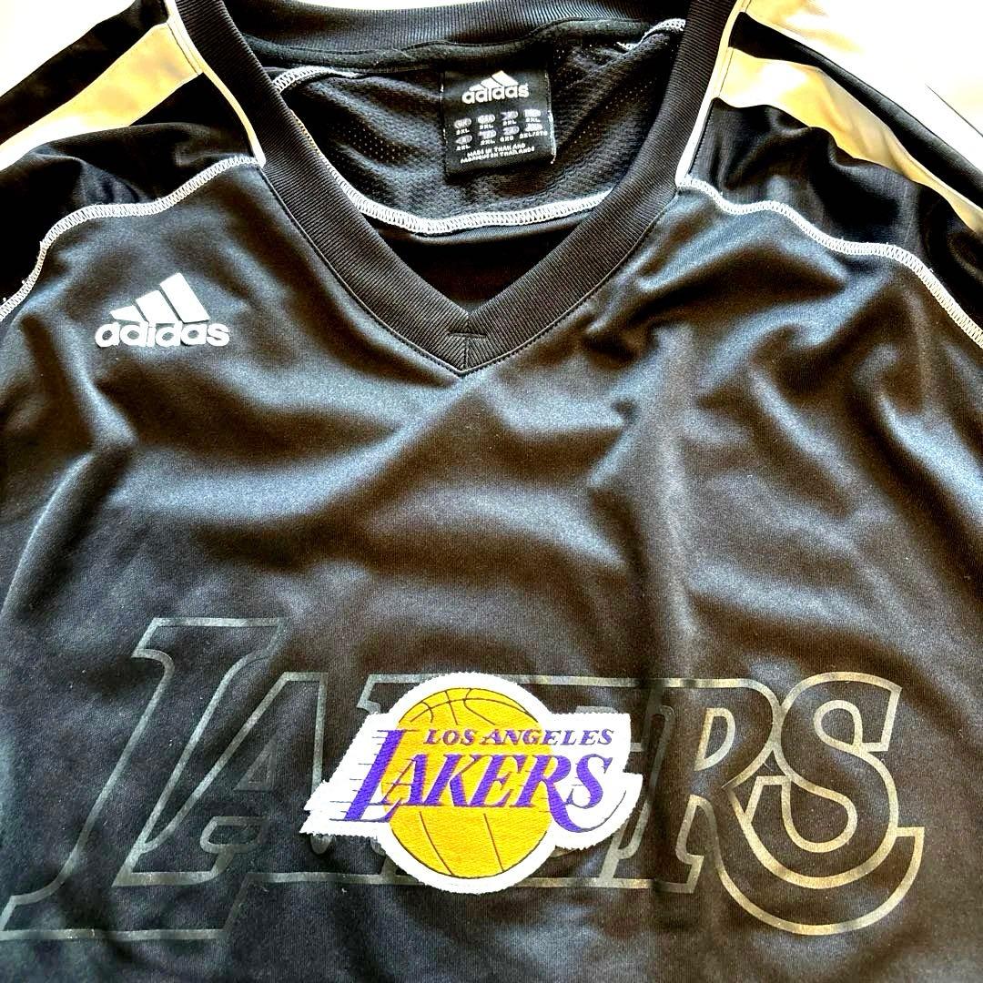 【希少】ロサンゼルス・レイカーズ × adidas × NBAプルオーバー2XL