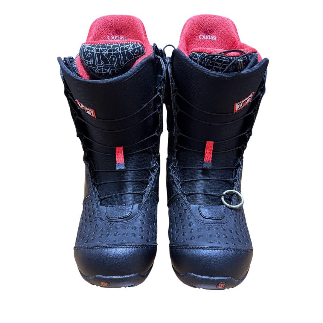 【名作】BURTON ION メンズ 27cm ハイエンドブーツ 赤黒 US9
