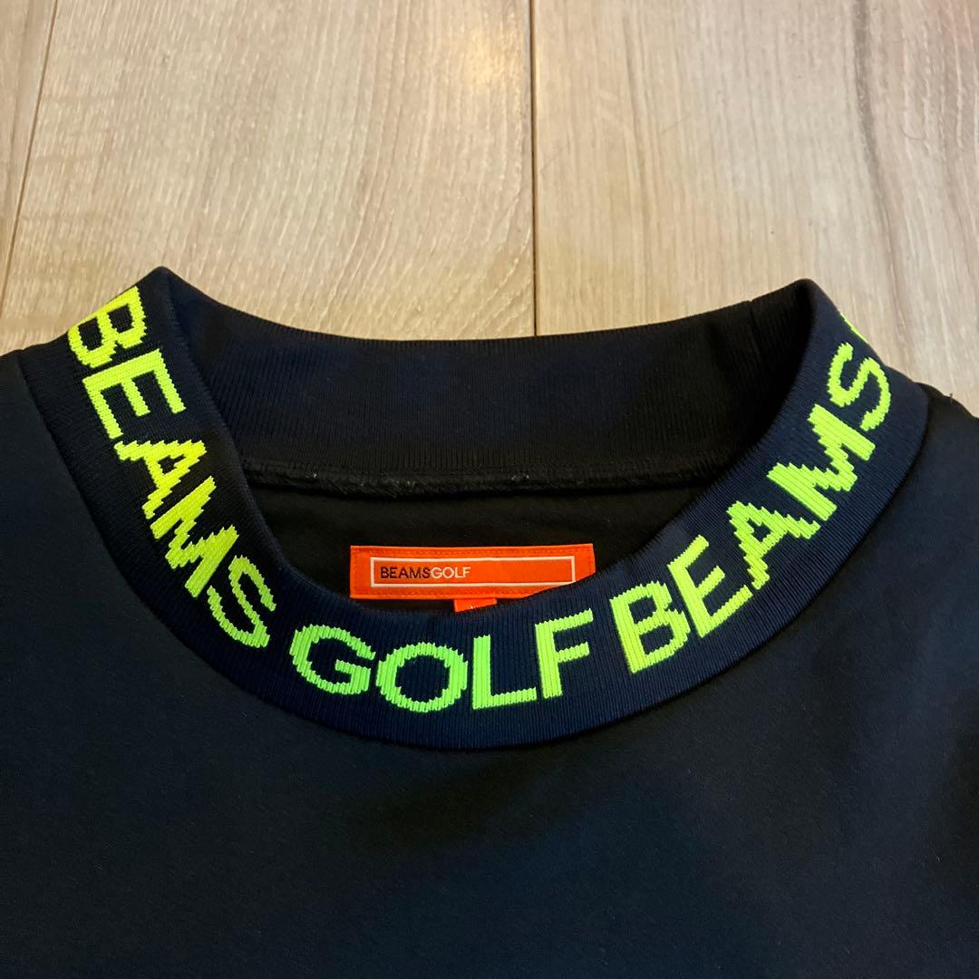 BEAMS GOLF ORANGE LABEL/襟ロゴ 裏フリース　イエロー