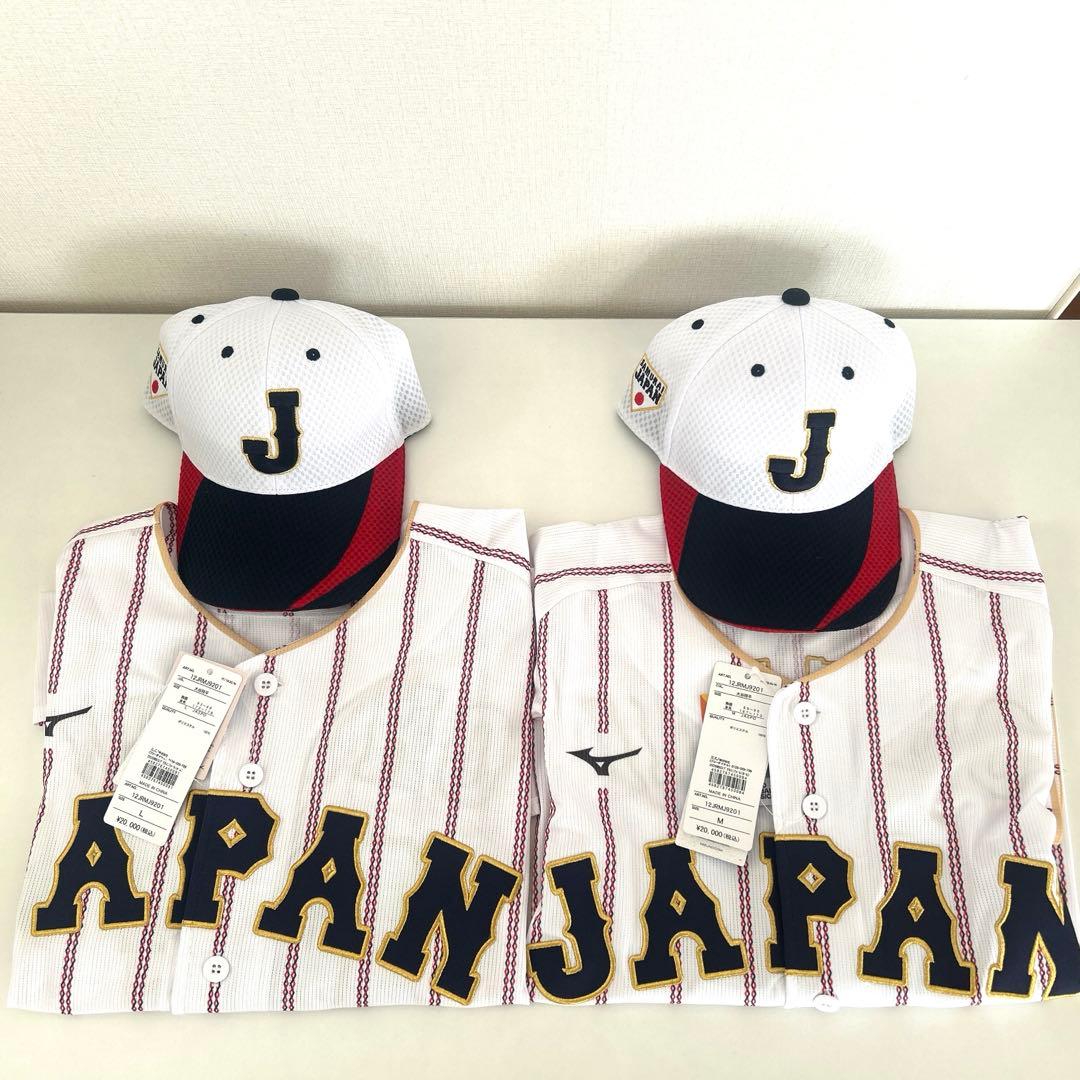 美品★侍ジャパンキャップとユニ★ＬとM+キャップ★WBC大谷ユニフォーム2026