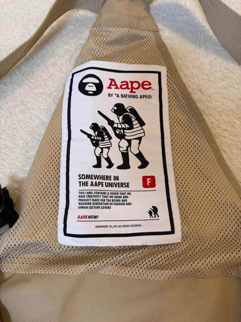 AAPE フィッシングベスト