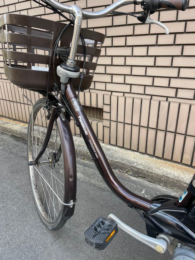「防犯登録込み」8.9ahパナソニック電動アシスト自転車26インチ