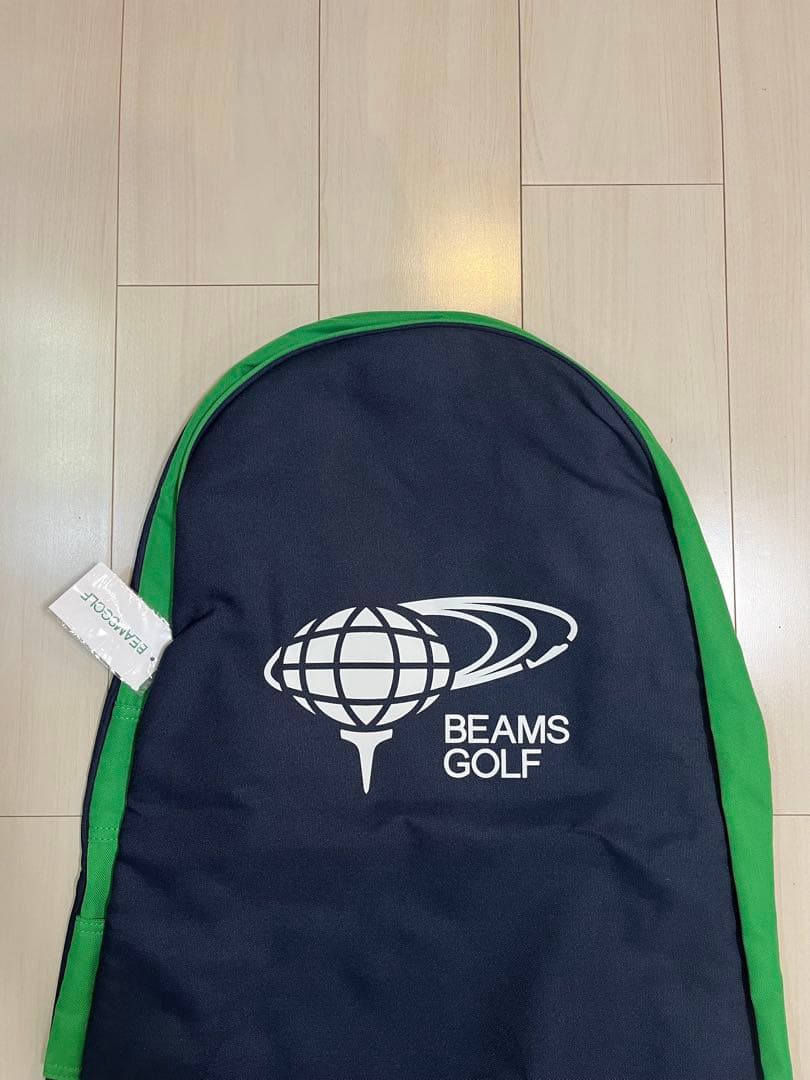 BEAMS GOLF ゴルフバッグ ネイビー/グリーン