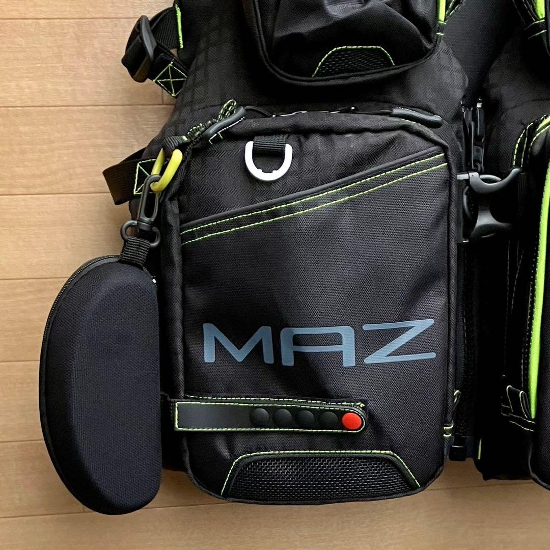 美品 マズメ MZX タイドマニア ライフジャケット フローティングベスト