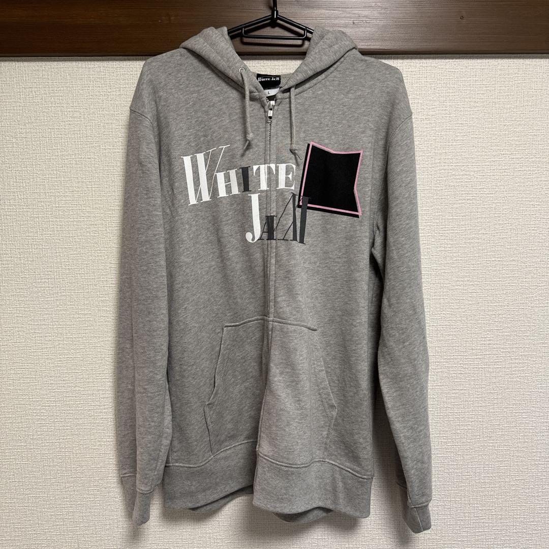 WHITE JAM 2026池袋サンシャイングzip HoodieパーカーL