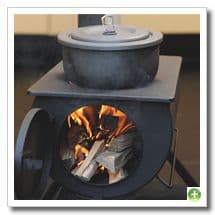 【未使用品】北欧高級アウトドアブランド ローベンス 薪ストーブvolcano