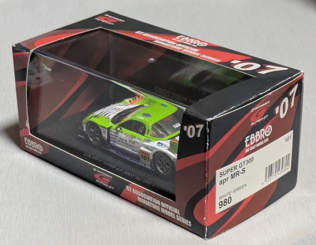 ミニカー EBBRO 1/43 apr MR-S SUPER GT 2007 No.101