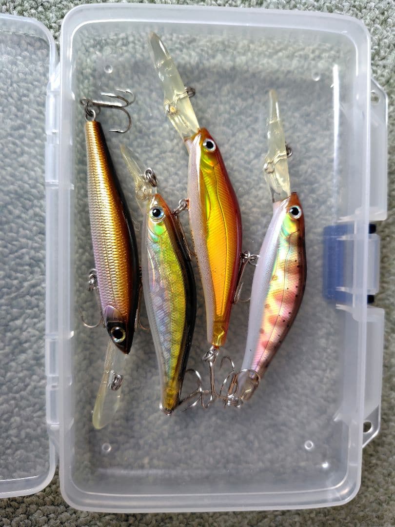 ミノープラグ3セット及び渓流用スプーン