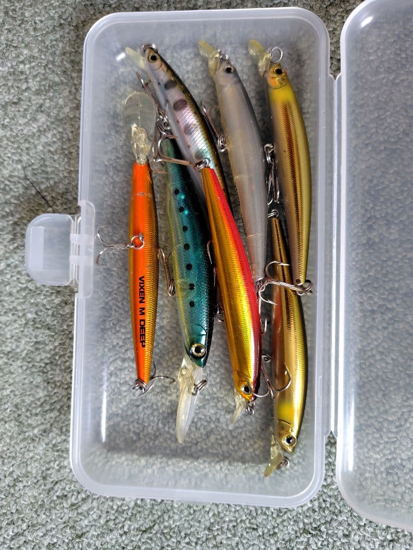 ミノープラグ3セット及び渓流用スプーン