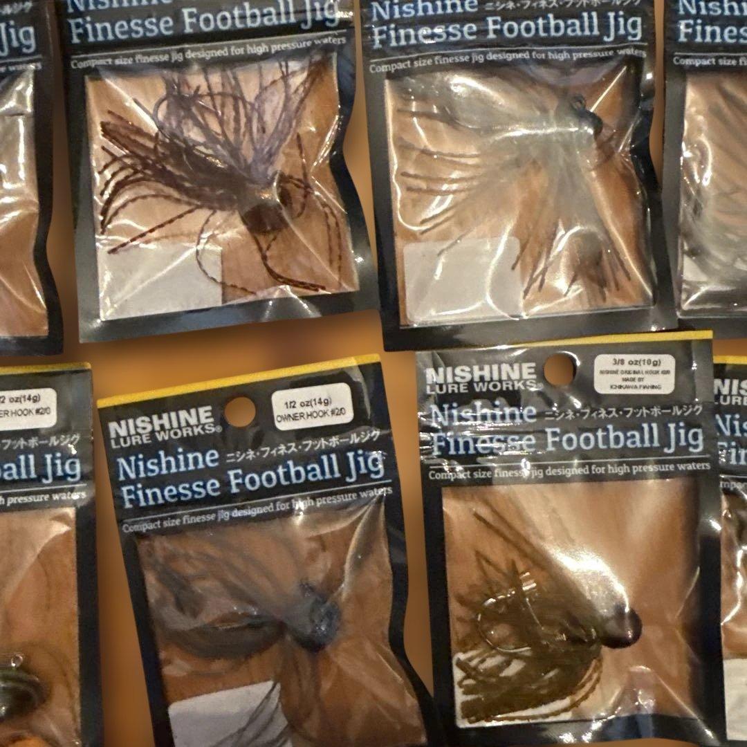 Nishine Finesse Football Jig 10個セット