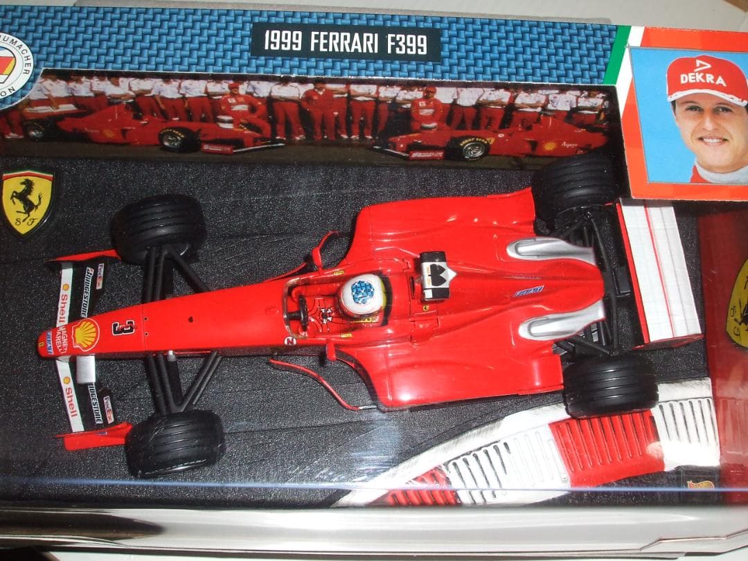 フェラーリ　F３９９　M・シューマッハ　＃３　デカール付　マテル　１／１８