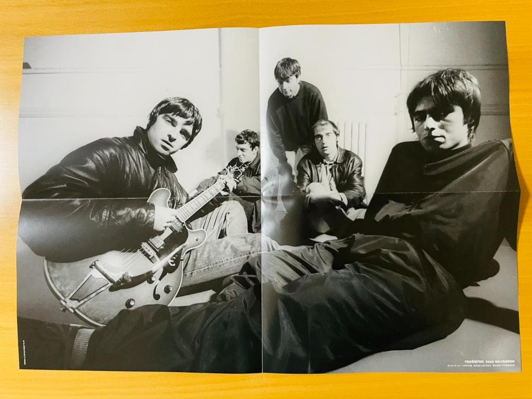 【セット】oasis Tシャツ(M)／rockin'on 2025年11月号