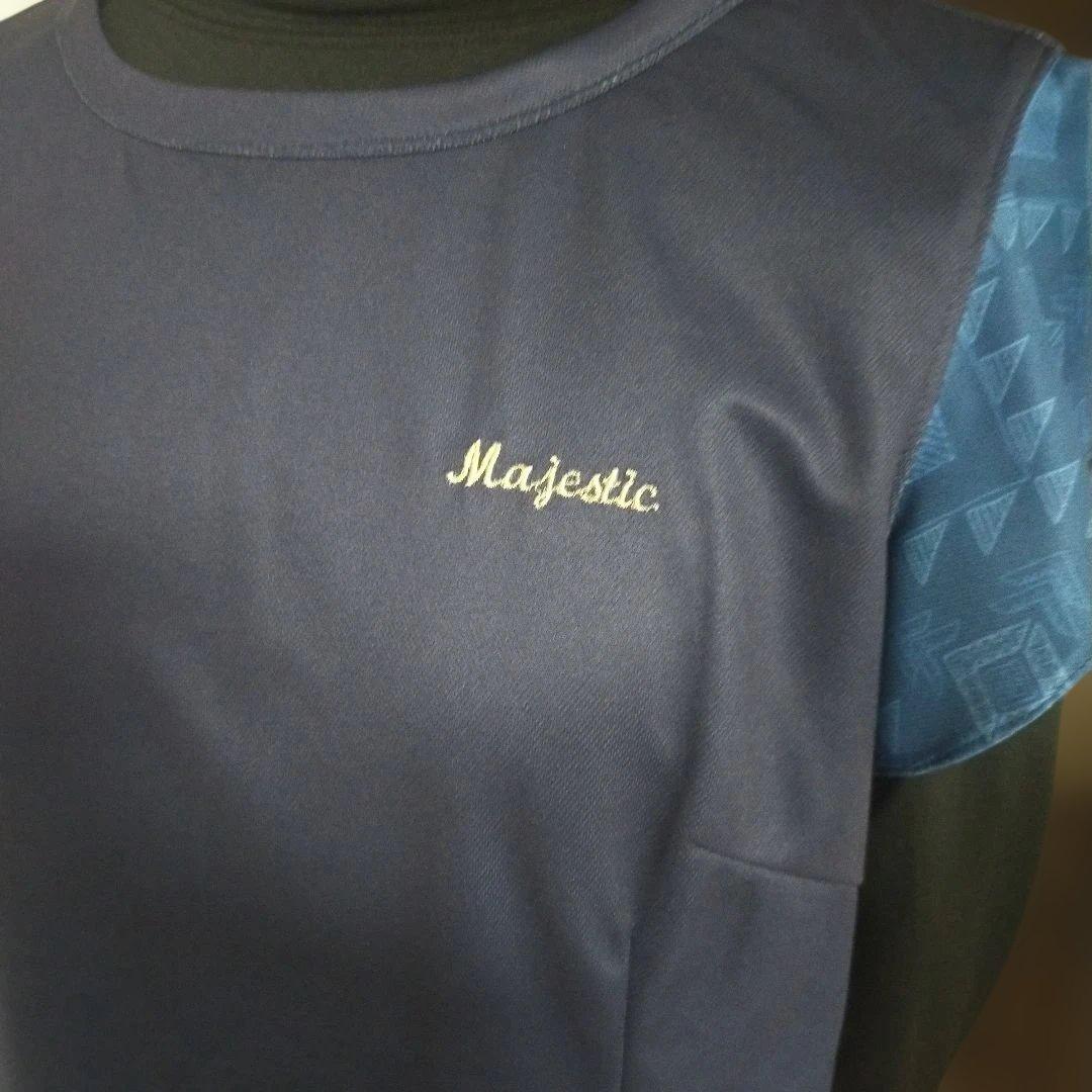 シャンシャン三点 テニス、スポーツTシャツ 青色 ポリエステル　Ｌ〜LL