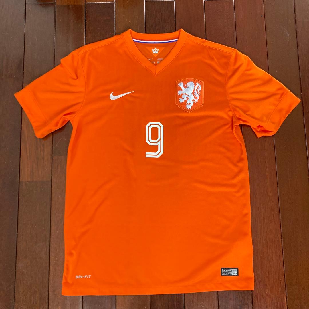 美品　NIKE ファン・ペルシー オランダ代表 2014年 W杯 ユニフォーム