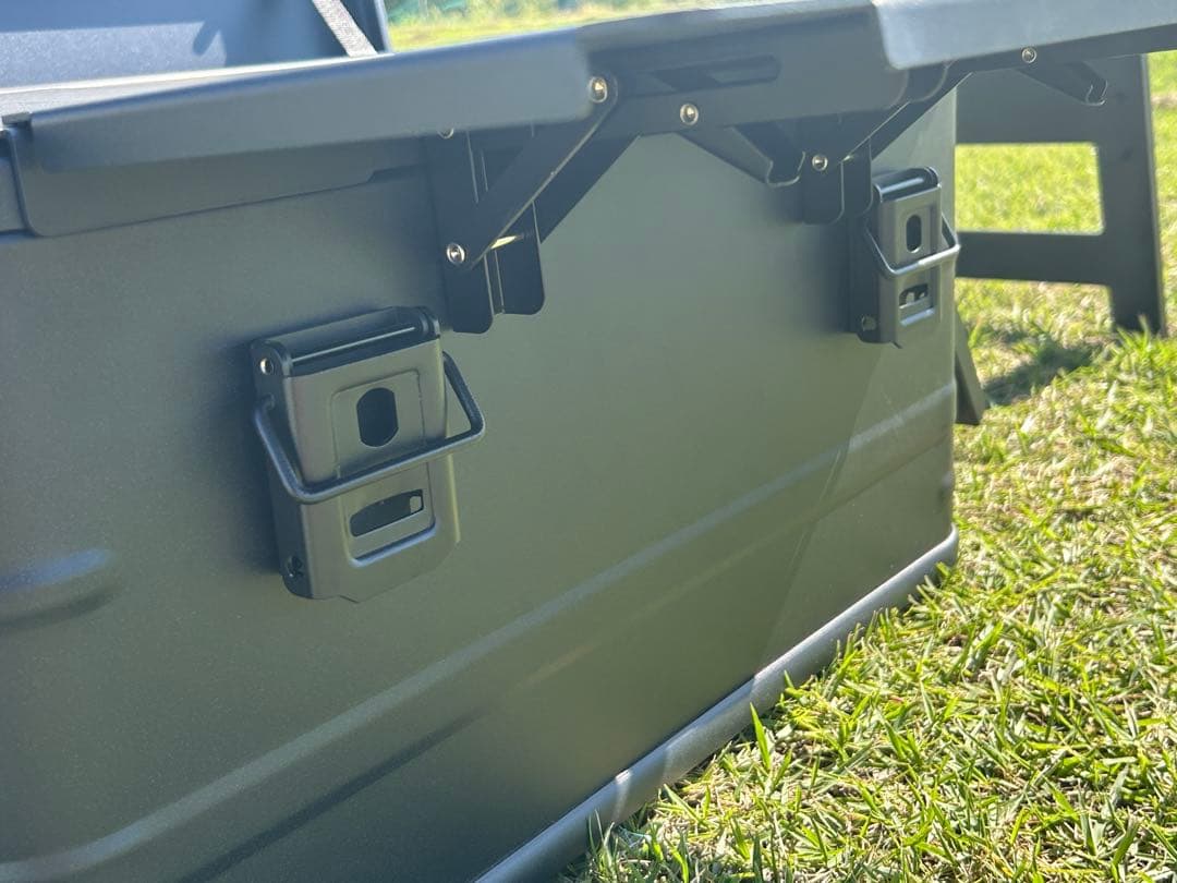 マットブラック　アルミコンテナボックス　58l パーフェクトカスタムセット