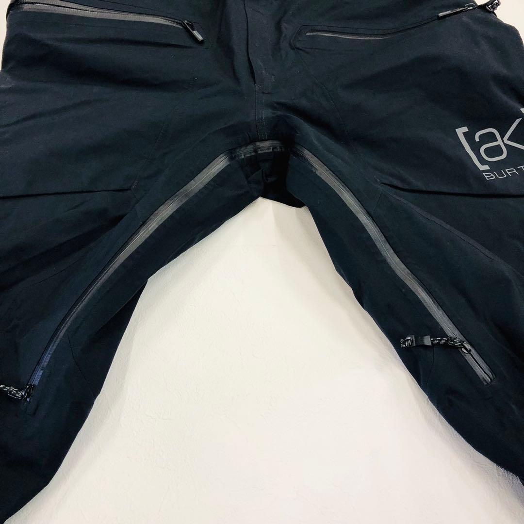 Burton ak GORE-TEX　ビブパン　スノボウェア メンズ 黒　L
