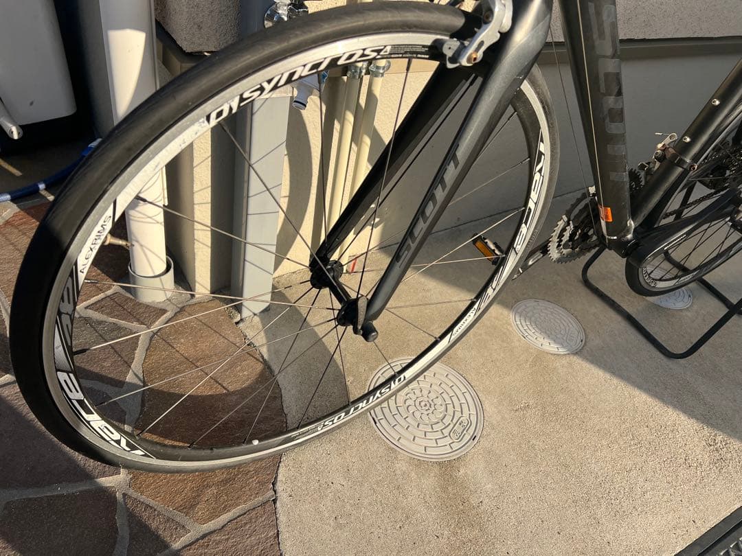 自転車　クロスバイク　黒scott スコット