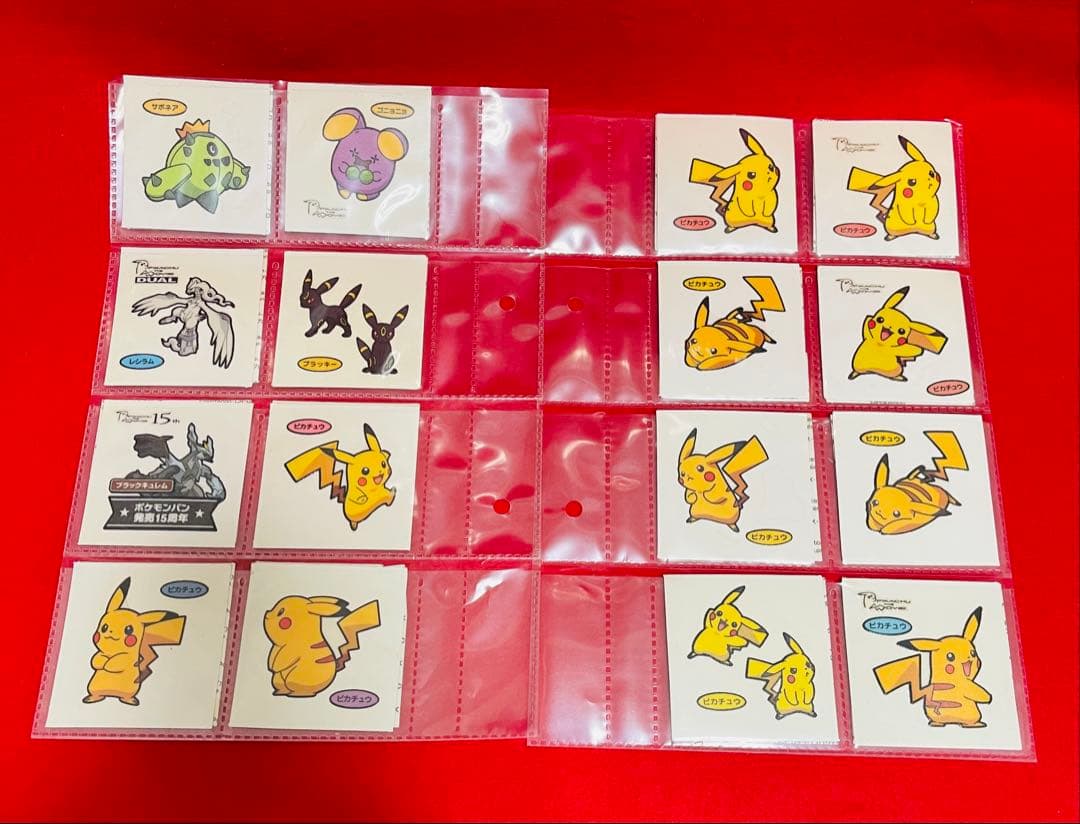 ポケモン　レトロステッカー　シール　まとめ売り100枚以上　貴重レアファイル付き