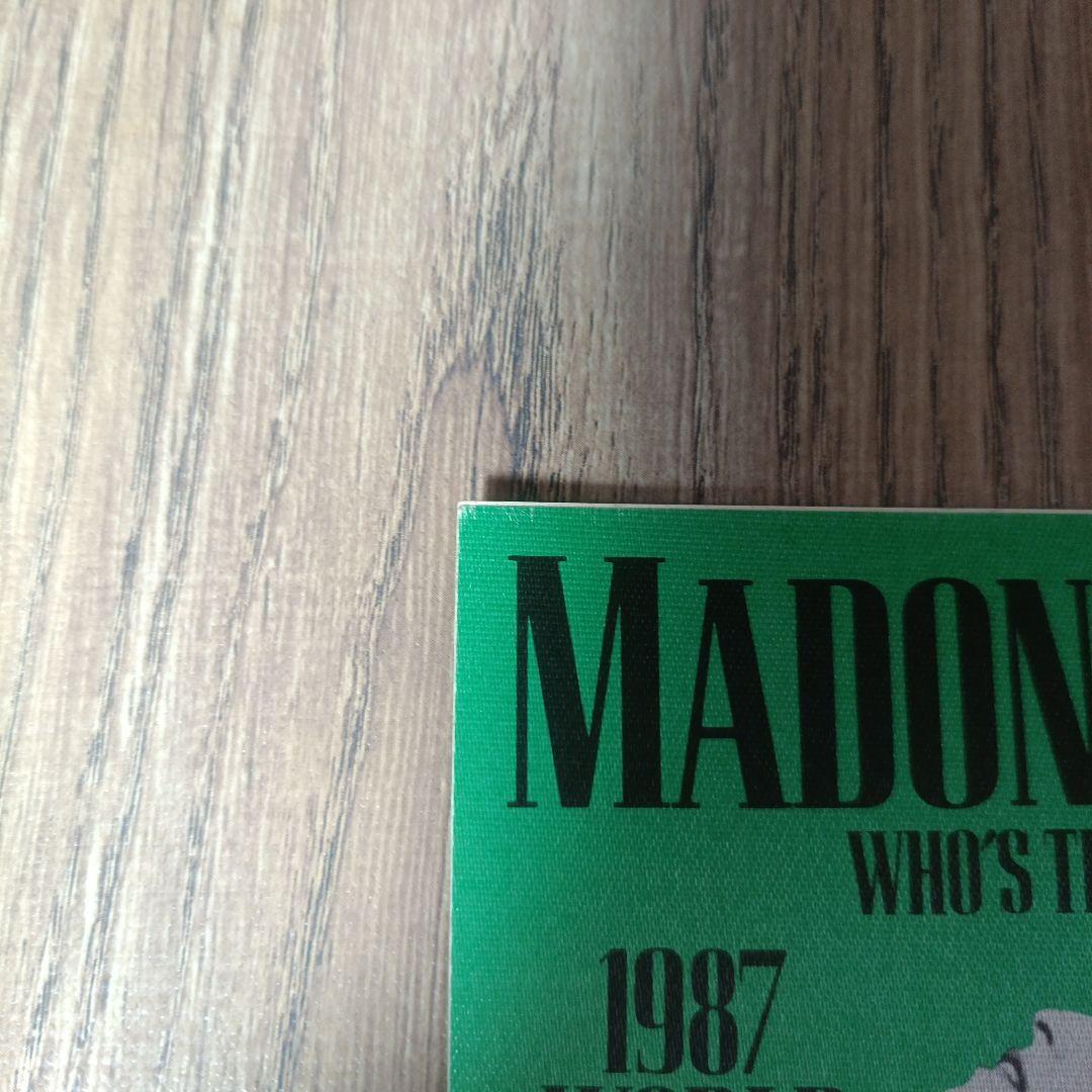 MADONNA 1987 バックステージ・パス スタッフ用ステッカー【非売品】