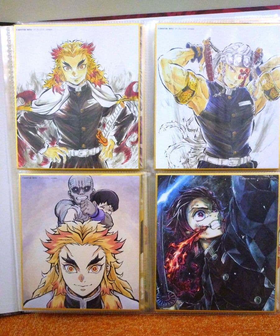 【色紙52枚入】鬼滅の刃 全集中展 色紙拾集帳 無限城 公開
