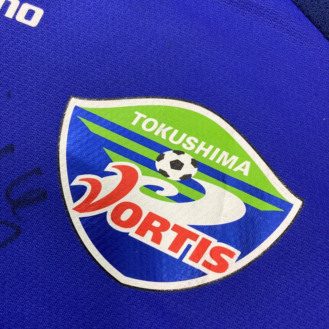 【未使用タグ付き】徳島ヴォルティス　ユニフォーム Mサイズ　MIZUNO　サイン