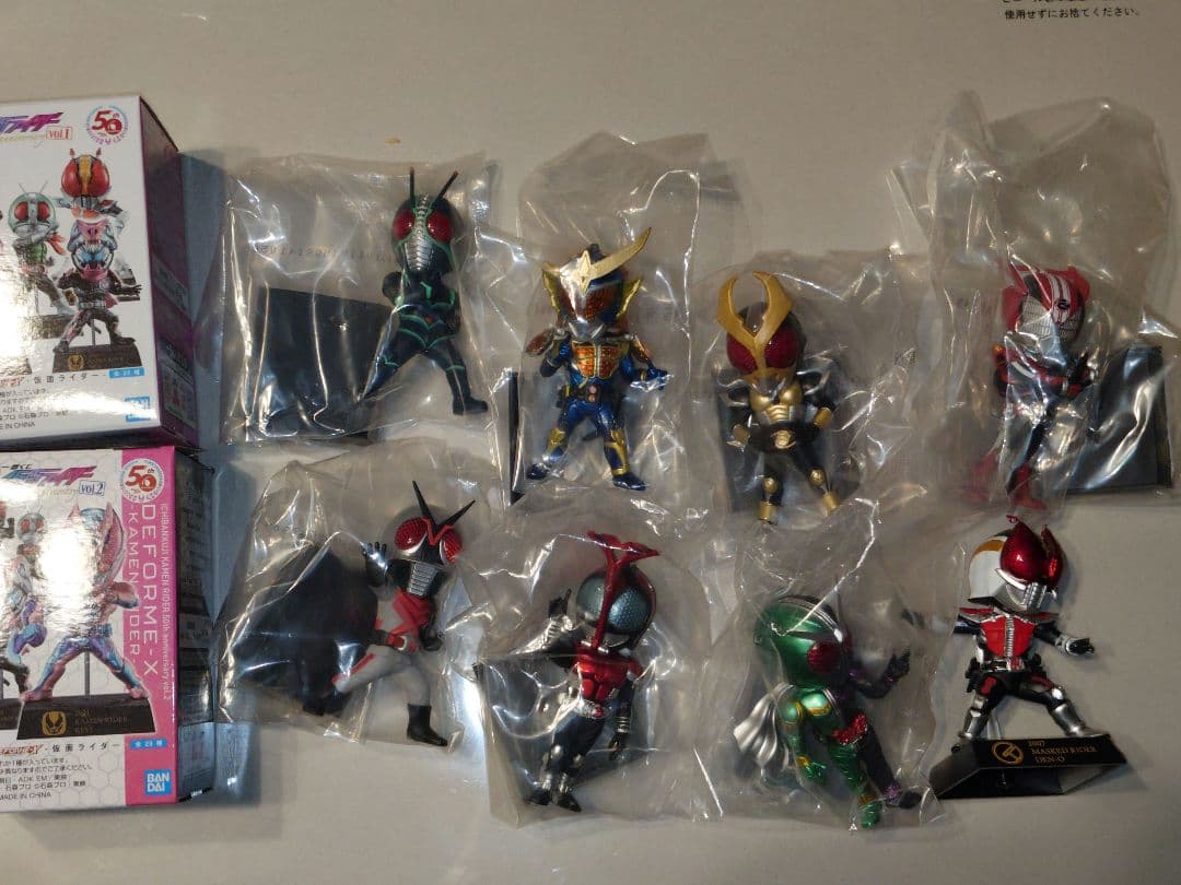 一番くじ 仮面ライダー 　デフォルメクス　 仮面ライダー 8体セット
