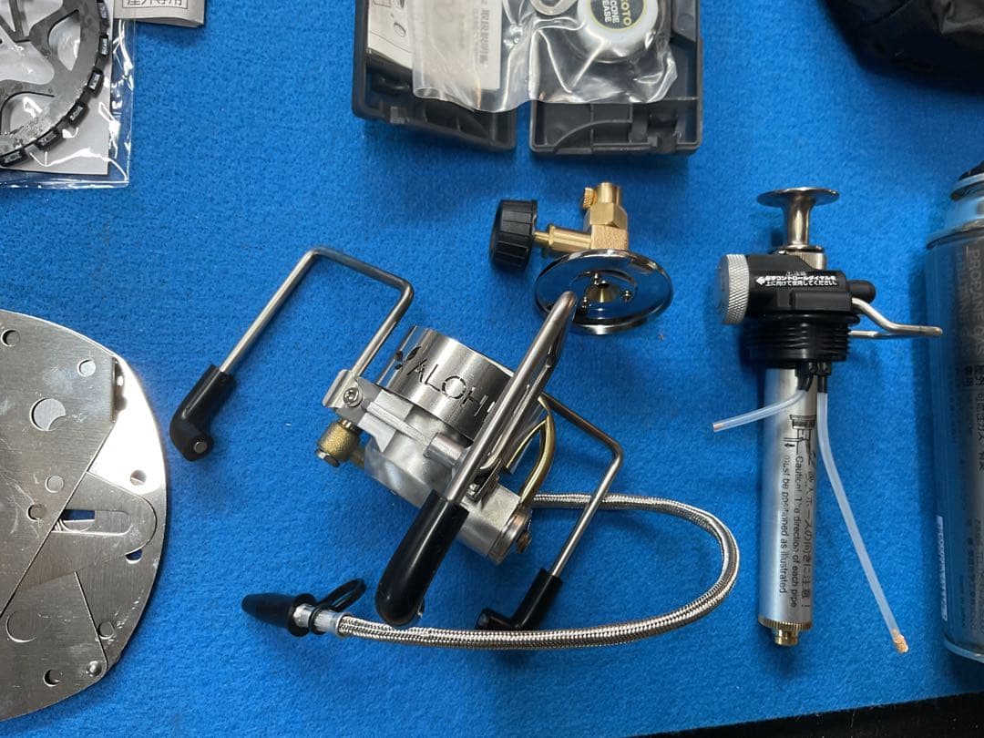 SOTO・MUKAストーブ・ポンプ新品・限定ボトル・GASアダプター付豪華セット