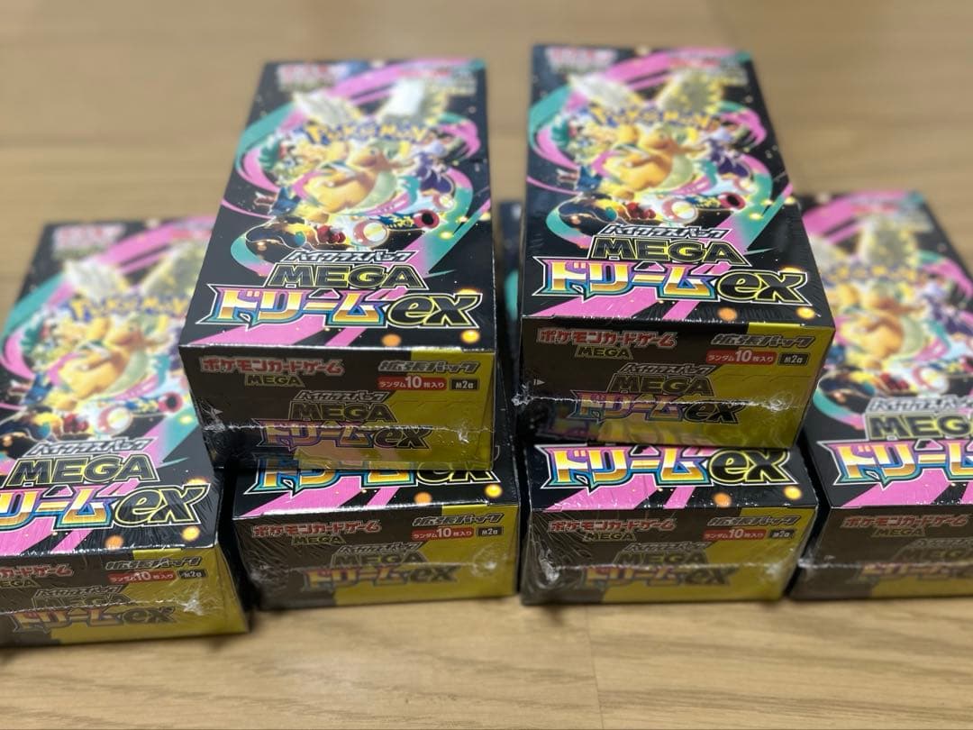 シュリンク付【ポケモンカードゲーム MEGAドリームEX】 6BOX