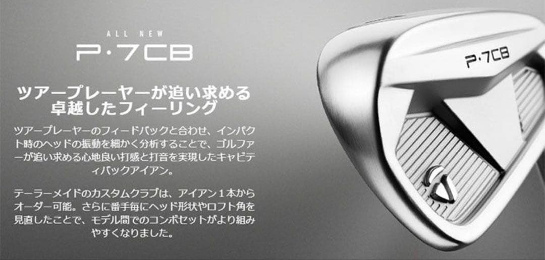 テーラーメイド P7CB アイアンセット 2024年モデル 5本組(#6-PW)