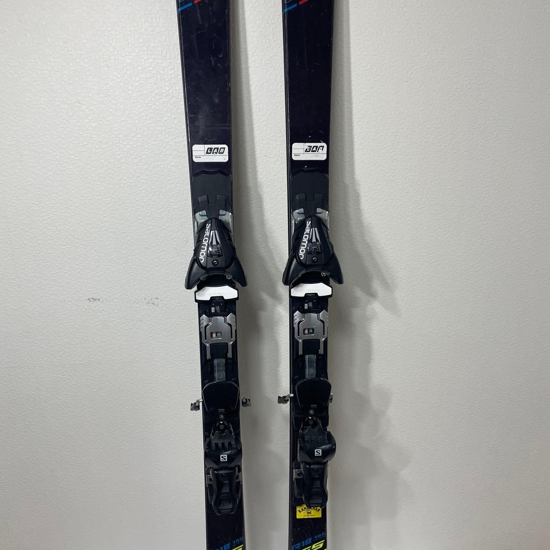 Salomon X-RACE （ジュニア用GS）166 スキー板　ビンディング付