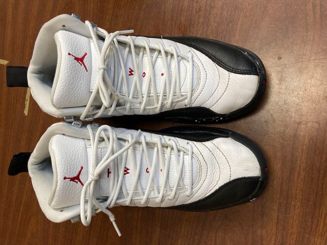 エアジョーダン12 Jordan ホワイト/ブラック/レッド27cm US9