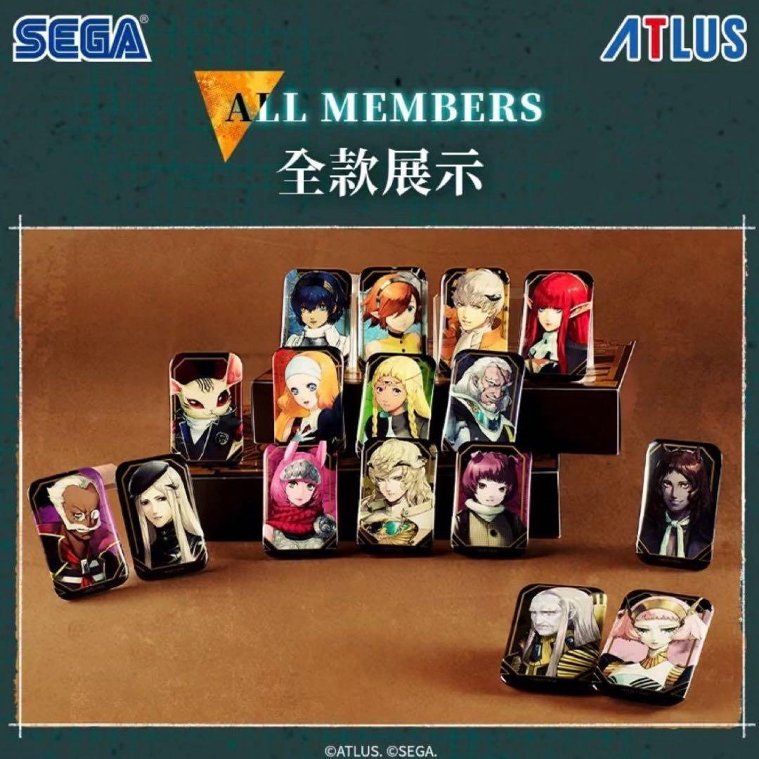 メタファー SEGA 中国 海外 限定 アトラス ペルソナ 缶バッジ グッズ