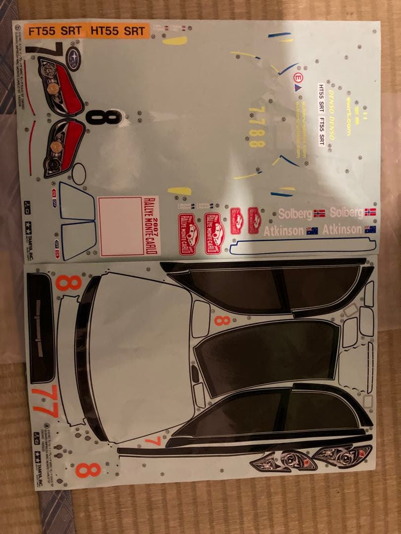 タミヤ　1/10スケールRCボディ スバル インプレッサWRC モンテカルロ07
