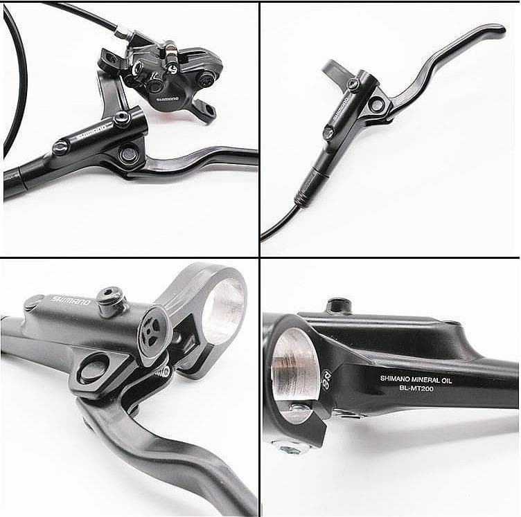 シマノMT200油圧ディスクブレーキ+RT56ローター(180mm)２枚セット