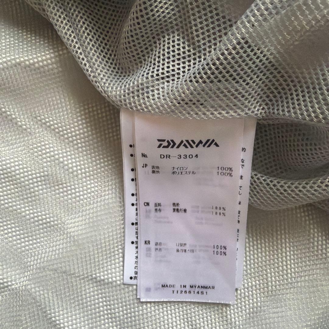 DAIWA DR-3304 レインウェア Mサイズ　人気なウロコ柄