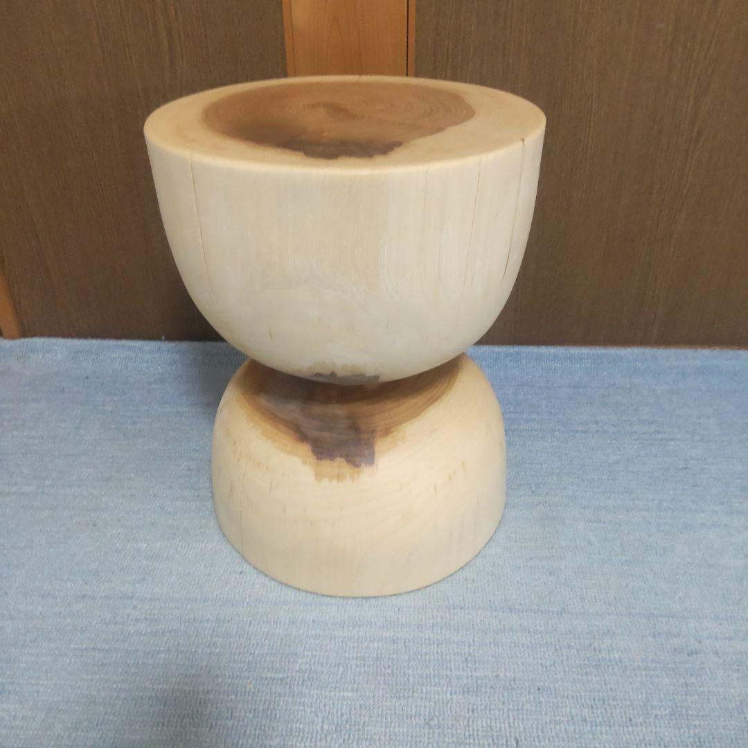 まめちゃん専用だてかんば丸太椅子スツール