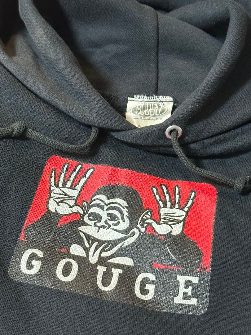 90‘s GOUGE Sweat Hoodie ガウジー ヴィンテージ パーカー