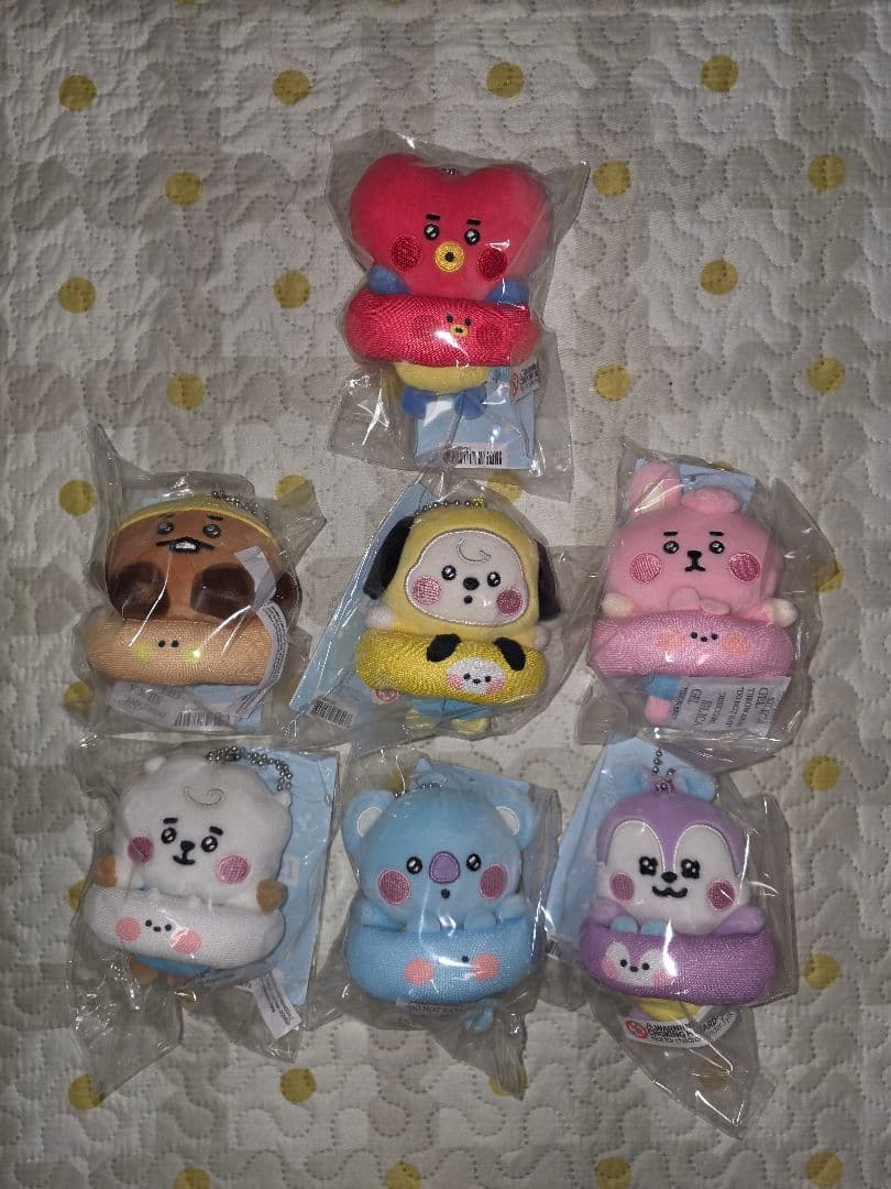 BT21 ベビー ぬいぐるみキーリング(SPLASH) フルセット BTS