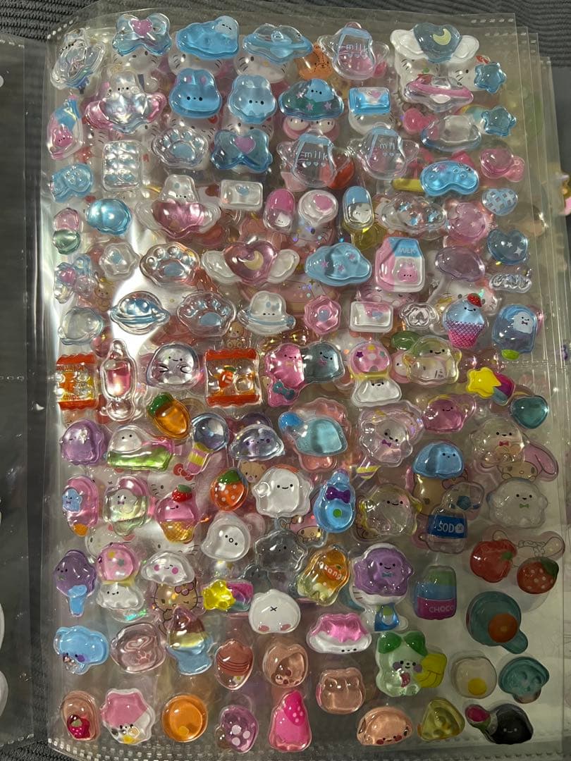 値下げ！シール帳完成品　シール大量　ボンボンドロップシール