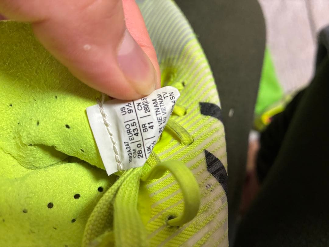 ASICS メタスピードSP PARIS 28.0イエロー/ブラック
