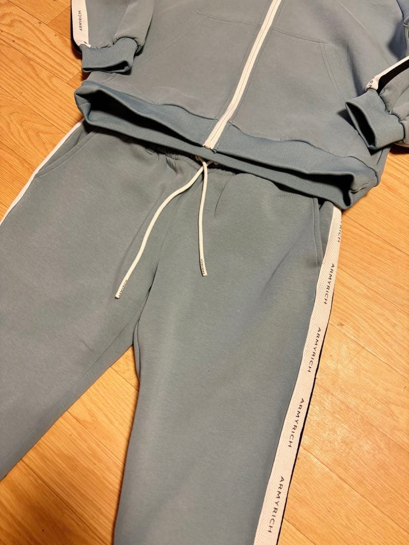 armyrich セットアップジャージ　水色　M